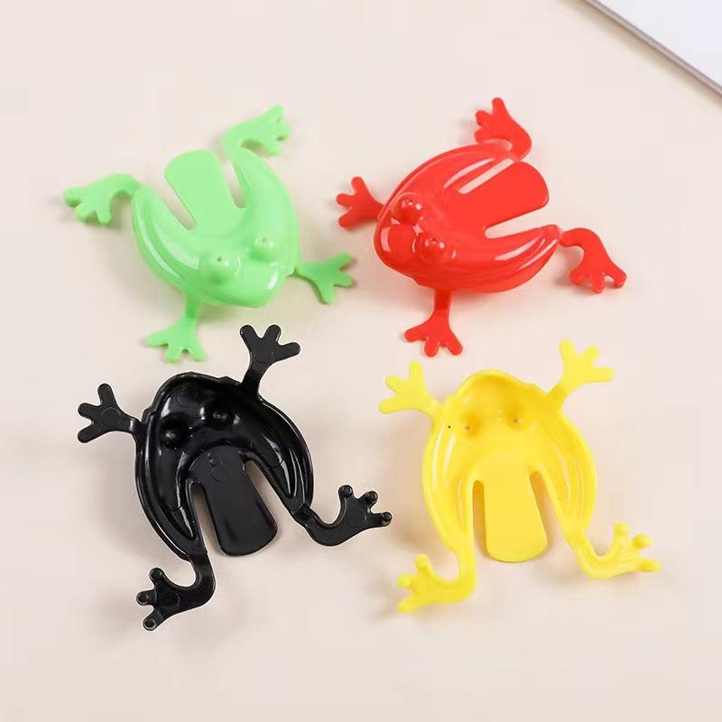 Детские цвета случайного дня рождения, 1/10 шт., антистрессовые интерактивные игрушки, прыгающая лягушка ручной работы