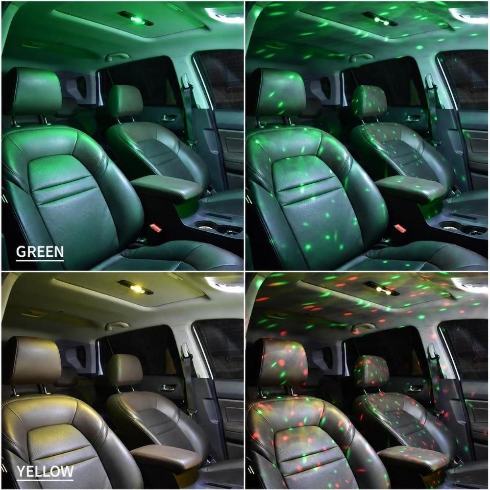 Rechargeable Car Atmosphere Lamp USB Charging RGB Led Car Interior Light Birthday Party