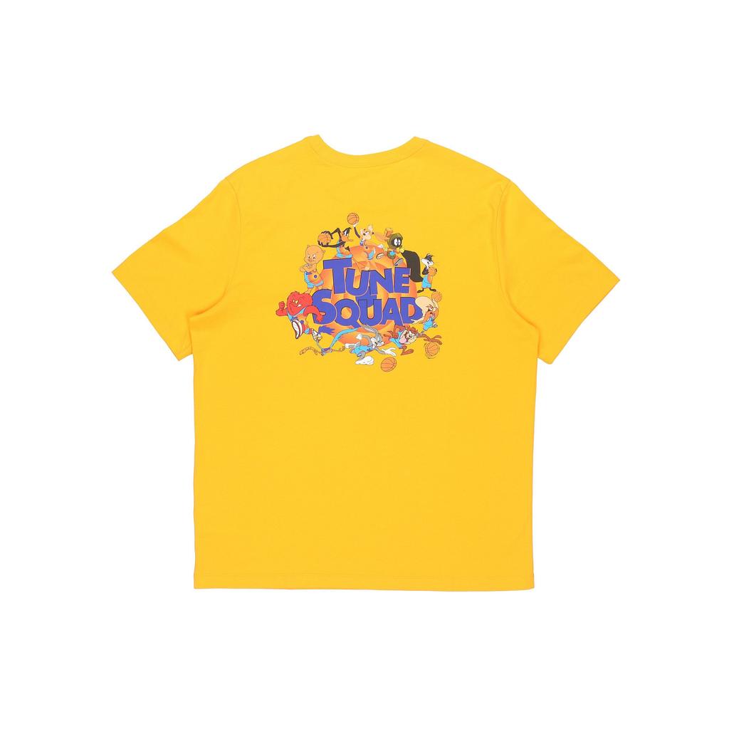 Nike Спортивная футболка с коротким рукавом Space Jam с мультяшным принтом, мужские топы, золото DH3826-739