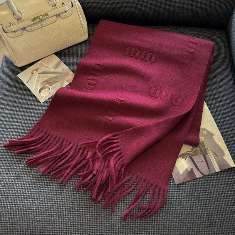 High Quality Scarf Women Autumn Winter Solid Color Simple Classic Wool Blend Muffler Female New Type Versatile Warm Shawl