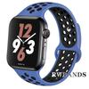 Спортивный ремешок для Apple Watch Band 46 мм 44 мм 40 мм 42-38-41 мм 45 мм Дышащий браслет iWatch Series 10 9 8 7 6 SE 5 3 Ultra 2 49 мм