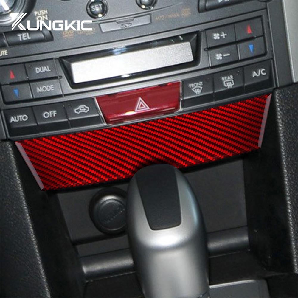 Наклейка из настоящего мягкого углеродного волокна для Subaru Legacy Outback 2010 2011 2012 2013 2014 LHD RHD Отделка панели прикуривателя автомобиля
