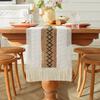 Table Cloth Macrame Table Runner Farmhouse Style Modern Farmhouse Decor Rustic Woven Cotton Festival Home Decoration