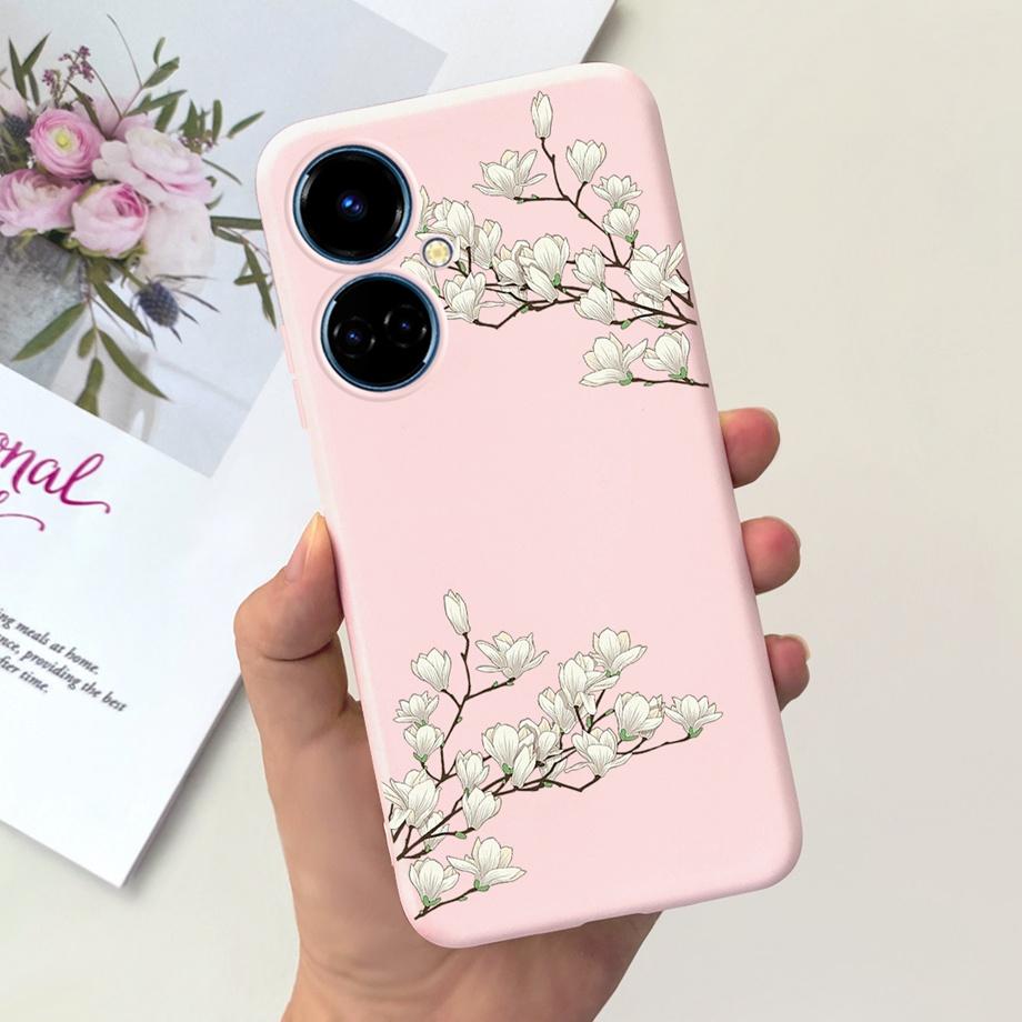 Чехол для телефона Tecno Camon 19 Pro Противоударный Мягкий ТПУ Бампер Для Camon 19 Neo Camon19 Pro 5G Силиконовый Чехол Funda Женская Мода