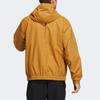 Adidas Ветровка Essential Utility с принтом логотипа и капюшоном на молнии Мужская верхняя одежда Коричневый HN9034
