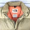 Винтажная куртка пуховик THE NORTH FACE с коричневой биркой, сделано в США, 1970-80-е годы, мужская M, коричневая, бежевая(ИСПОЛЬЗОВАЛ)