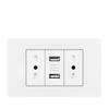 Встроенная розетка USB C Италия Чили белого/черного цвета, удлинитель 16 А, интеллектуальный адаптер для быстрой зарядки Type-C мощностью 20 Вт
