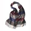 Women Scarf 100% Wool MODERN NEW SAGA Knitted Wool Scarves Plaid Shawl Autumn Winter Thick Warm Female Knit Scarf