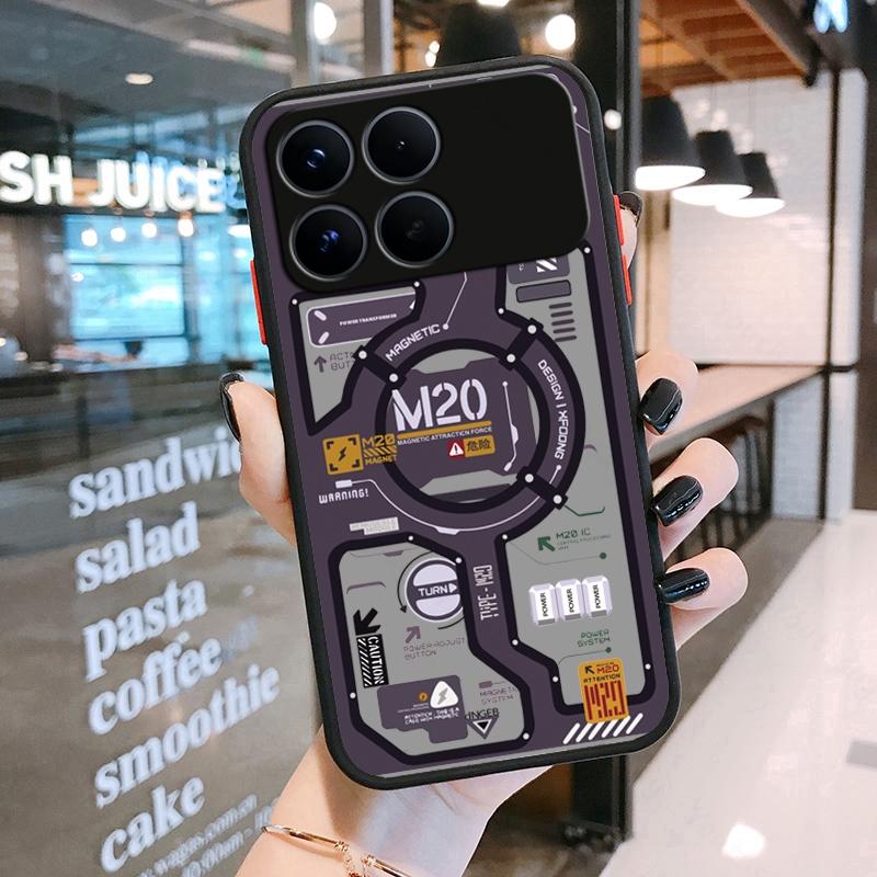 Чехол для Xiaomi POCO F8 Pro Уникальный стиль машины Матовый силикон ПК Ударопрочный Защитный чехол Крышка для POCO F8 Pro POCO F8 Ultra