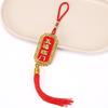 Festive Bonsai Green Plant Hanging Ornaments: Auspicious Fu Character & Lantern Decoration for Chinese New Year Housewarming