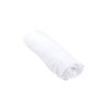 Drap Housse Gaze Coton 60 X 120 Cm Tendance Uni Bebe Blanc
