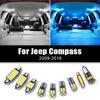 Для Jeep Compass 2009 2010 2011 2012 2013 2014 2015 2016 4 шт. 12 В Автомобильные светодиодные лампы для чтения Лампы для чтения Багажник Освещение Интерьер