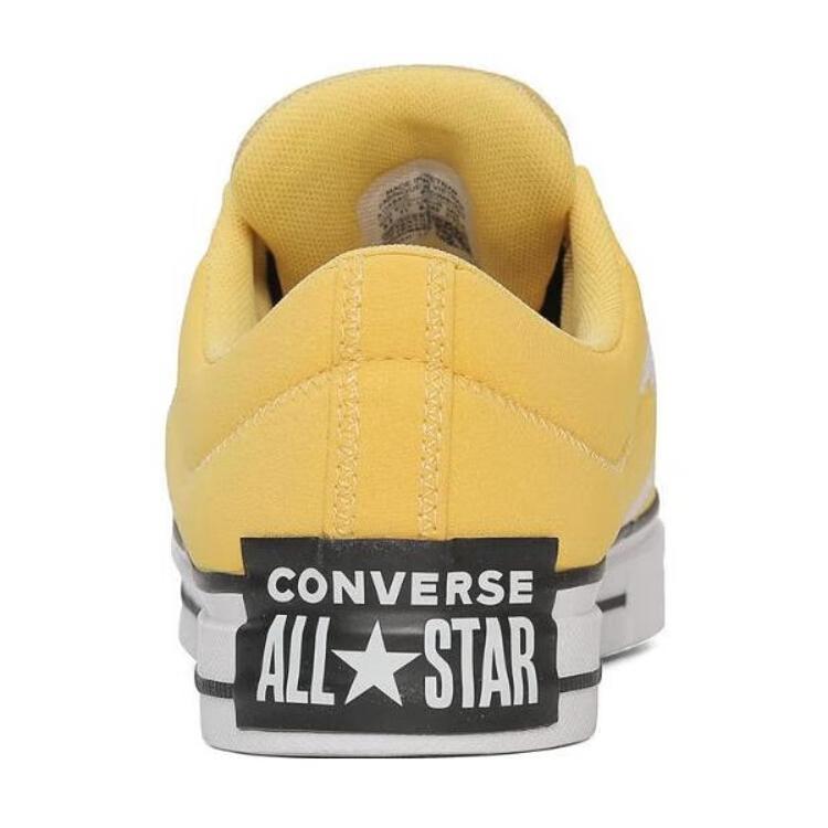 Converse Кеды Star Player 76 Puff Мягкие и Удобные Нескользящие Прочные Низкие Кроссовки для Мужчин и Женщин Желтого Цвета
