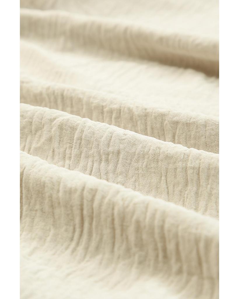 Azura Exchange Платье макси без рукавов с V-образным вырезом и эластичным поясом