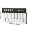 Portable Design Learning Piano Keyboard 7 Colors LED Musical Instrument Toy  Birthday Gift