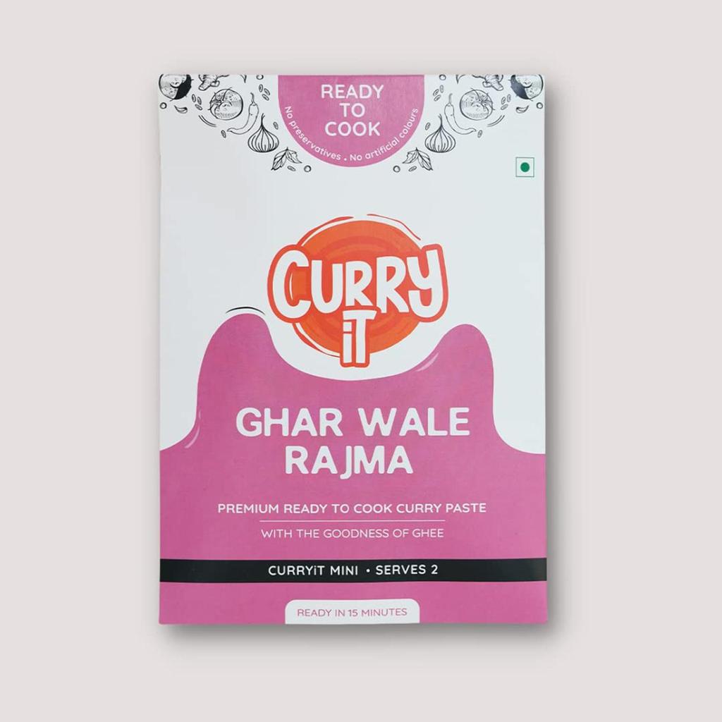 Мини-пакет CURRYiT, готовый к приготовлению, комбинированный овощной и невегетарианский набор (Упаковка из 6 шт.) Сделано с гхи