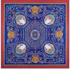 100% Silk Twill Luxury Brand Silk Scarf For Women, New Fashion Large Square Scarves Headband Maze Paisley Print Shawl Hijab