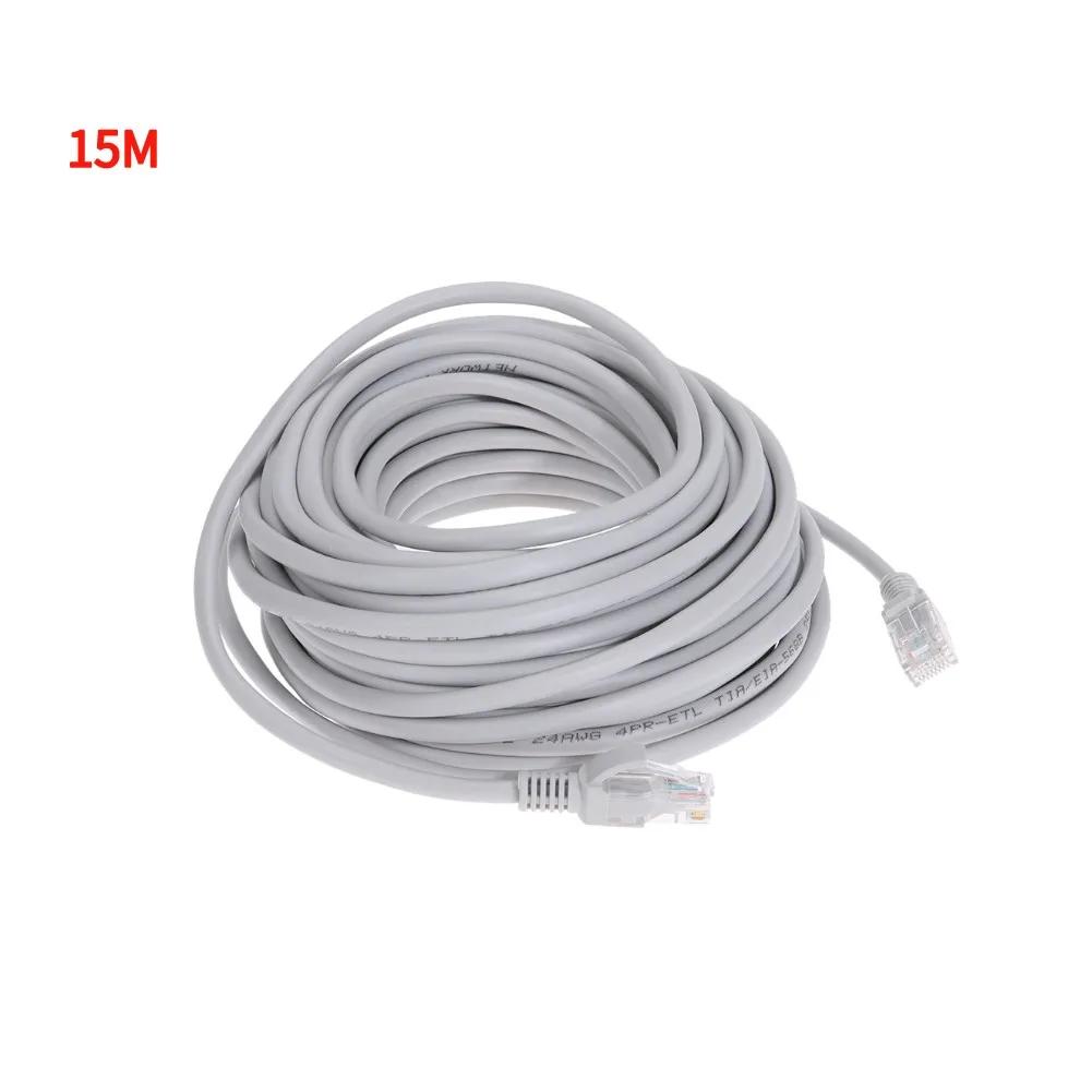 1/2/3/5/10/15/20M Ethernet-кабель Высокоскоростной RJ45 Интернет-кабель LAN Сетевой провод Интернет-шнур-лидер Роутер Компьютерный кабель