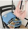 2023 New Street Style Canvas Bag Women Men Large Capacity Shoulder Bag