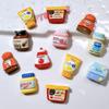 9 шт. Кавайные мультяшные магниты на холодильник в виде еды, персонализированные милые декоративные магниты на холодильник для шкафчика