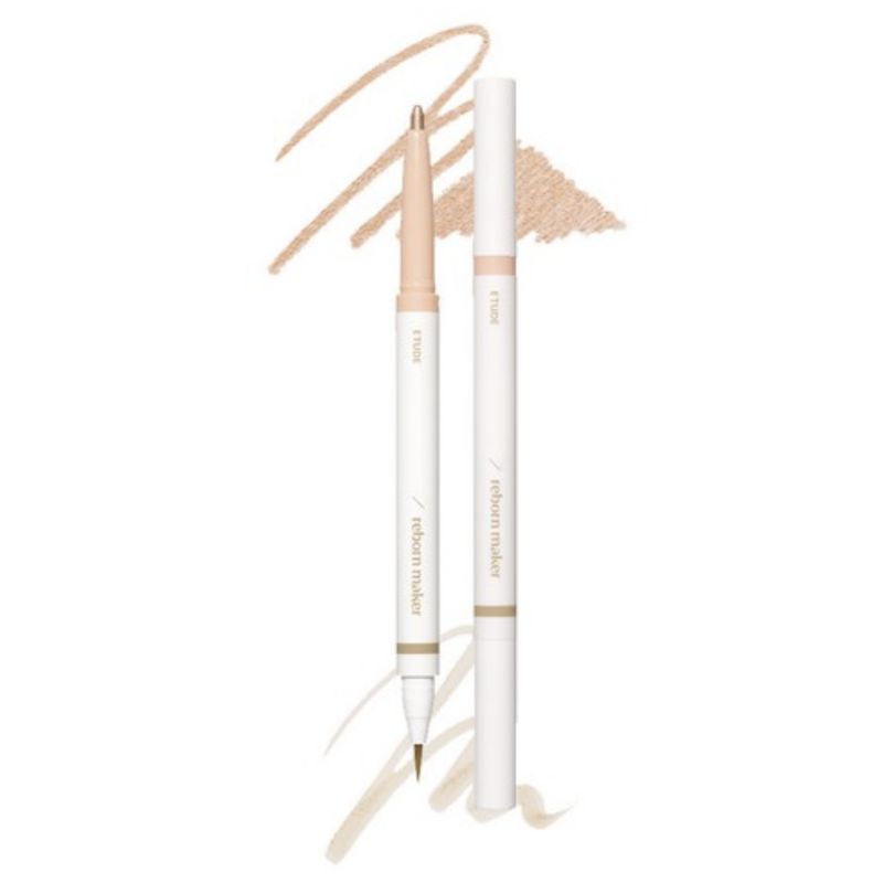 ETUDE Re-Creation Maker Двойная подводка и тени для век Aegyo-Sal 0,9 г – 2 цвета, Теплый / Холодный