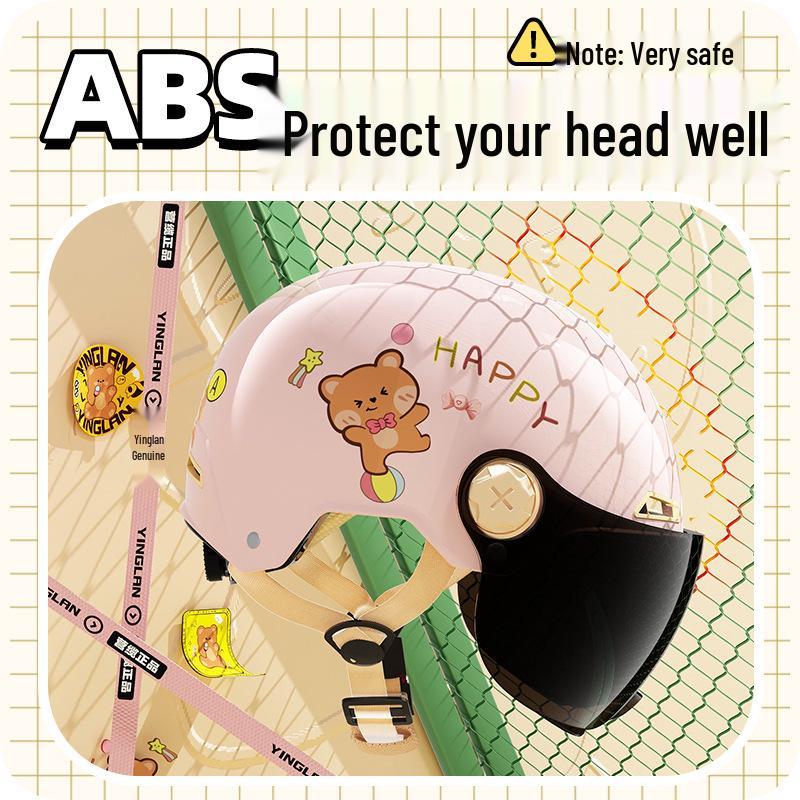 3C Certified Kids' Electric Scooter Helmet - Cute, Safe, Warm for Autumn/Winter