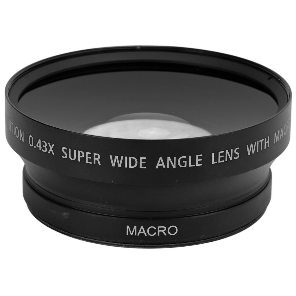 72mm 0.43X Wide Angle Macro Lens for Camera Lens with 72mm Filter Diameter with Storage Bag