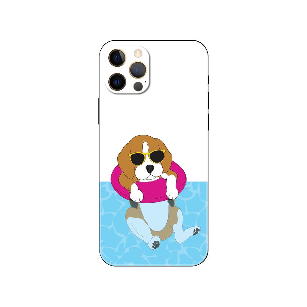 Чехол для телефона Beagle Dog для iPhone 5 5s 2020se 6 6s 7 8 plus x 10 XR XS 11 12 13 mini pro MAX черный чехол из ТПУ