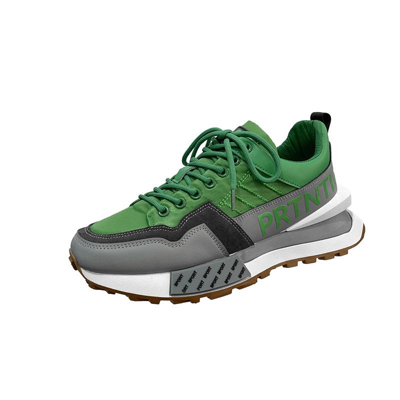 Forrest Gump shoes men's 2025 new color matching dad shoes men's students Korean version of versatile thick-soled height-increasing casual sports me