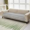 Plaid Lace Decorated Non-slip Sofa Cover Protector Chaise Four Season Universal Stretch Corner Sofa Cushion Towel 1/2/3/4-seater