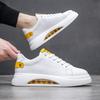 Мужская повседневная низкая корейская версия мужской обуви, белые туфли, на платформе, новые туфли для серфинга, модные, дышащие и универсальные, внутренняя высота увеличена