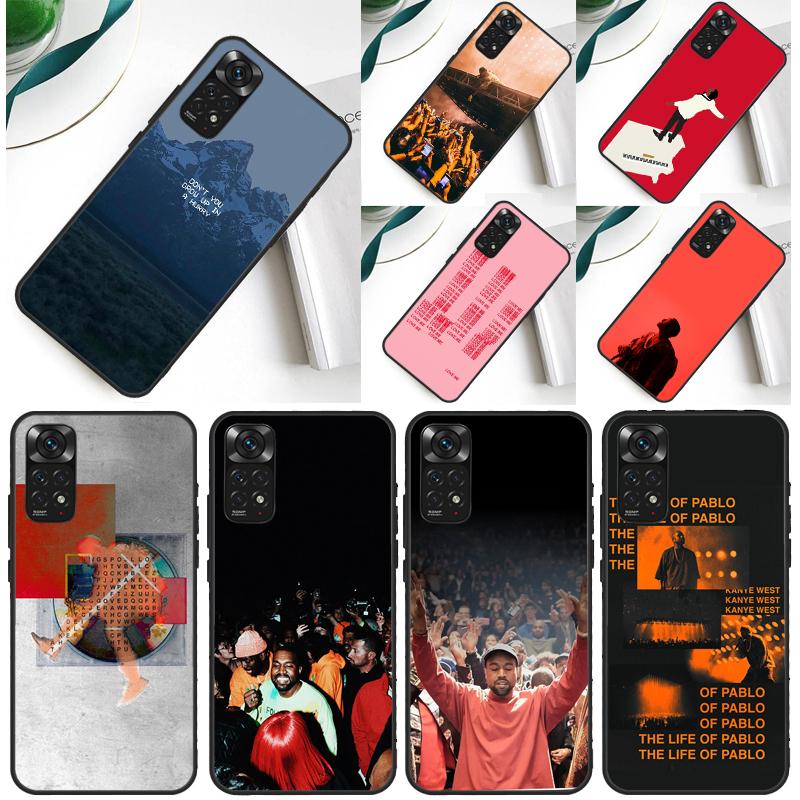 Чехол Kanye-West для Xiaomi Redmi Note 12 11 10 9 8 Pro 9S 10S 11S 12S Redmi 12C 9A 9C 10A 10C