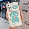 Mi 11 Lite 5G NE Case Retro Cartoon Bear Case For Xiaomi Redmi Note 10 Pro Case Note10 9 8 Pro 11T 10T 8T 9T 10S 9S 9C 9A Covers