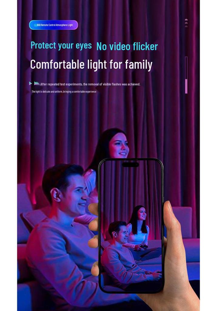 Беспроводная RGB LED лампочка с магнитом и зарядкой Type-C для дома, кемпинга и использования на открытом воздухе