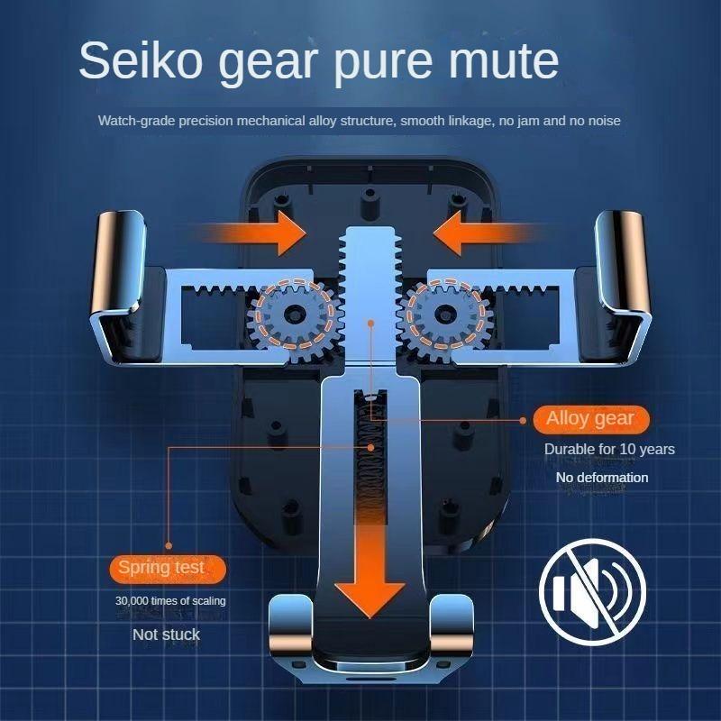 [Сплав] Металлический автомобильный держатель для телефона Высококачественный стабильный автомобильный вентиляционный отверстие Специальный универсальный универсальный навигационный держатель Новый (Стабильный крючок)