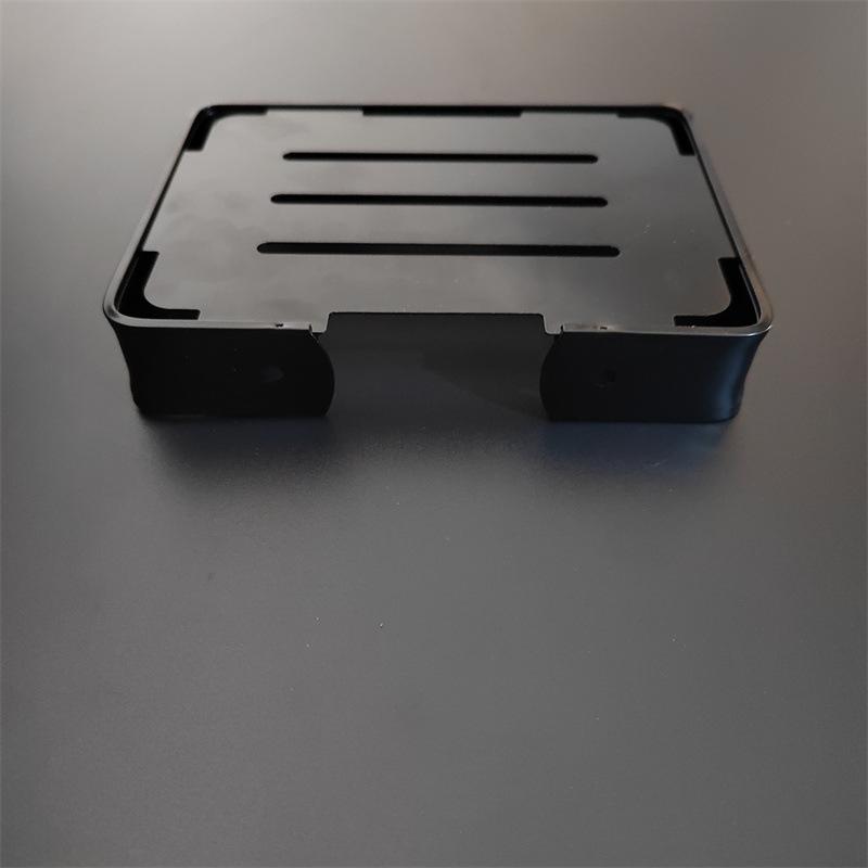 Держатель для мыла из алюминиевого материала с черным покрытием, корзина для мыла для ванной комнаты, современный дизайн, аксессуары для ванной комнаты