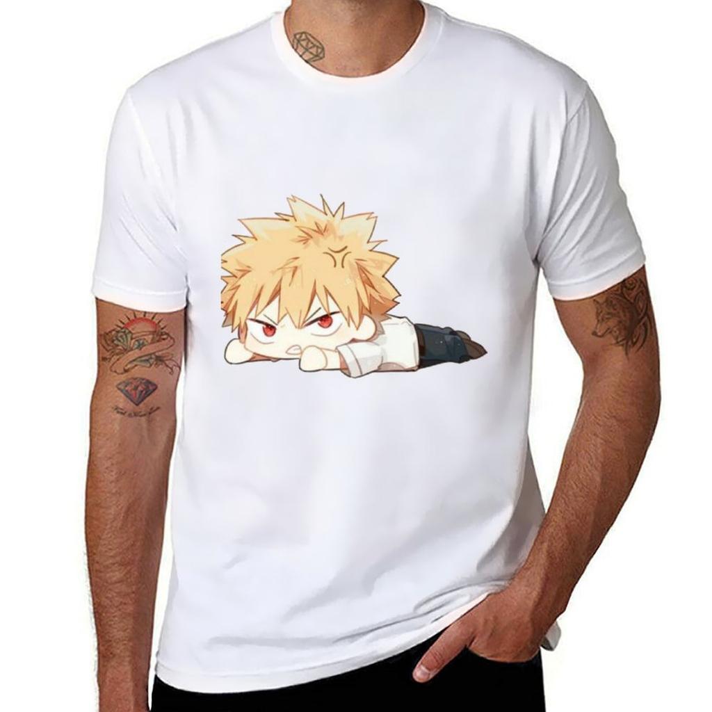 Cute Bakugou Katsuki Chibi Bnha Tshirt Urban Style Print Tshirt