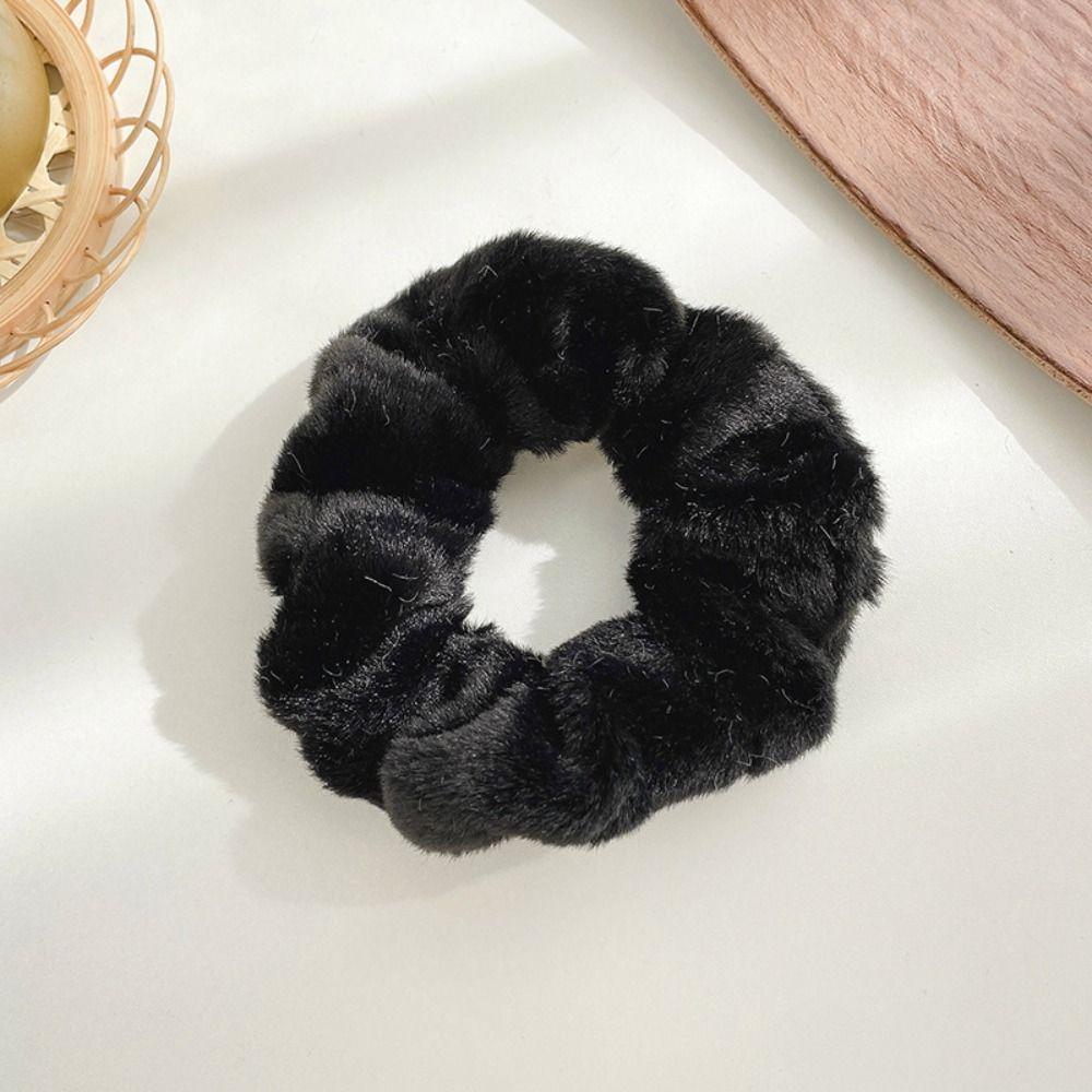 Большой корейский плюшевый пучок для волос, петля, кудрявая оборка, новая резинка для волос, шарм и красота