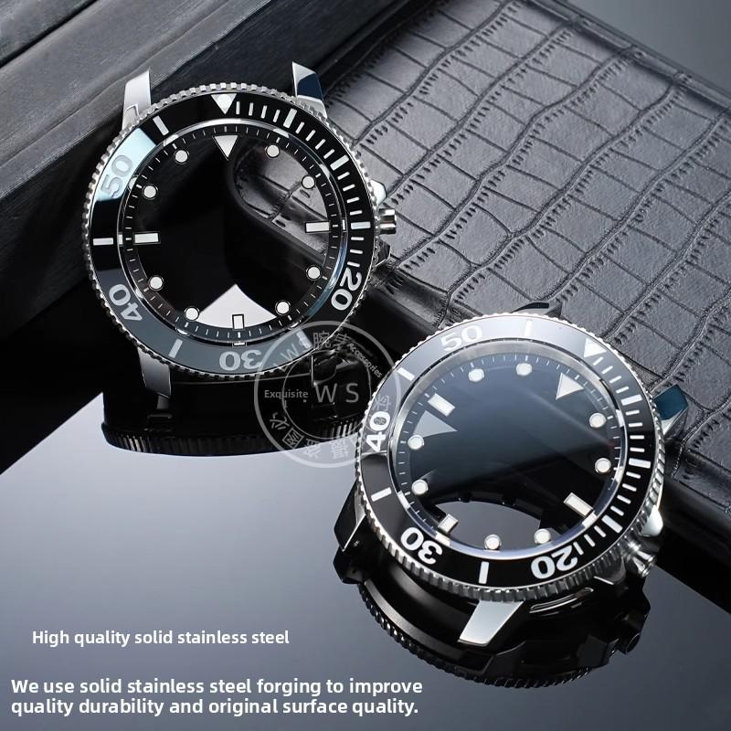 Для часов TISSOT Starfish T120.607 Модифицированный корпус из нержавеющей стали Металлический корпус сапфировое стекло Ночная подсветка керамический безель аксессуары