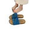 BEI LI XUAN Retro Mori Cross-strap One-word Slippers for Women's Summer Outer Wear Thick-bottomed Casual Beach Women