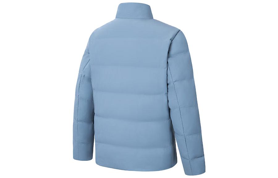 Men's Jacket ANTA Variety Training Collection Down Jackets Men's Vintage Wall Gray Stand Collar Moderate Down