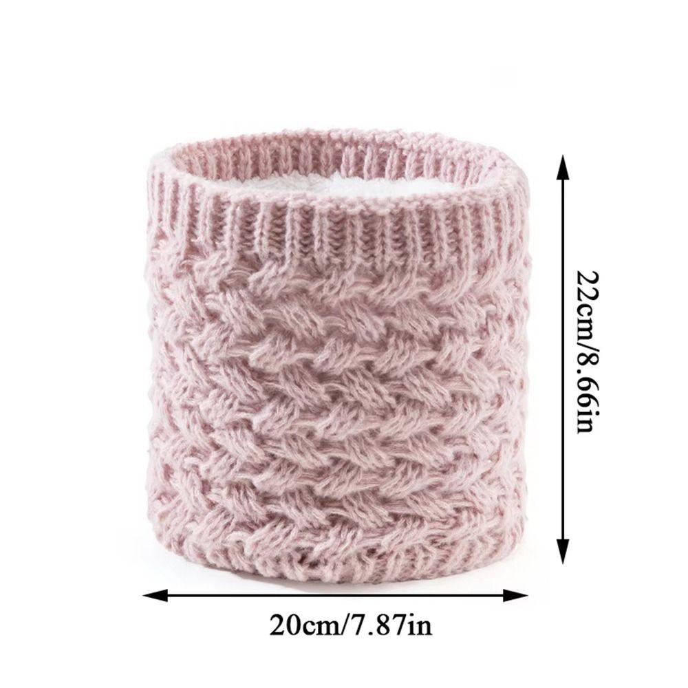 Plush Neck Warmer Thickened Lining Sport Scarf Fashion Neck Scarves