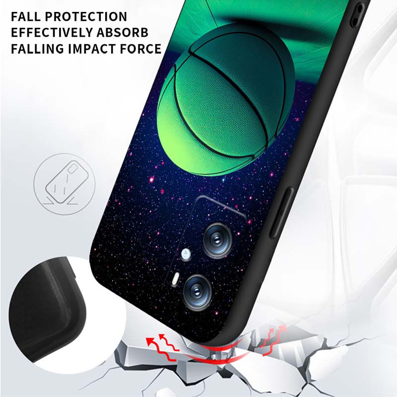 Спортивный стильный чехол для телефона OPPO Reno 5 6 7 A96 A40 A58 Realme GT A74 A78 Neo2 A74 A78 Find X5 X3 X7 X8 Черный