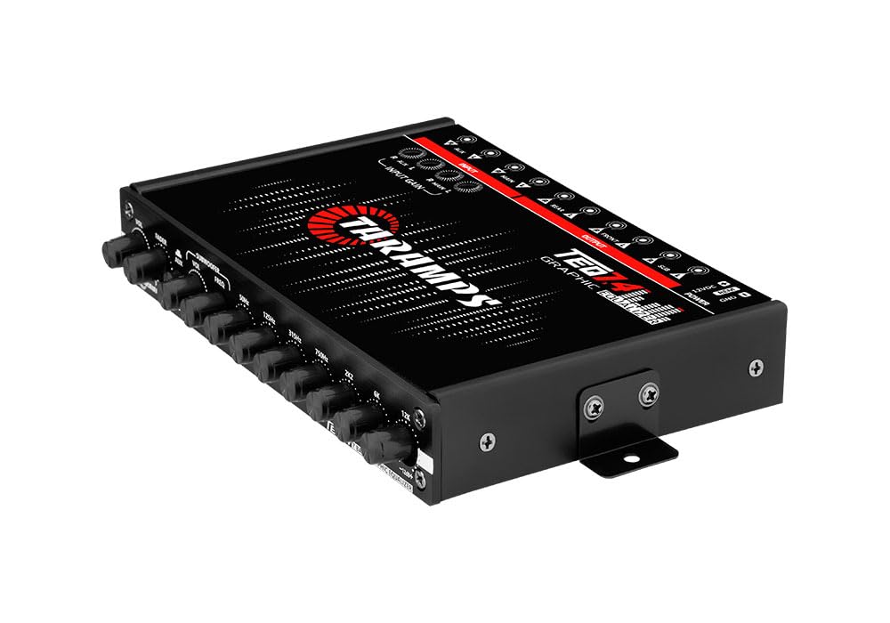 TARAMPS TEQ 7.4 Pro Автомобильная аудиосистема 7-полосный графический эквалайзер EQ Синяя подсветка