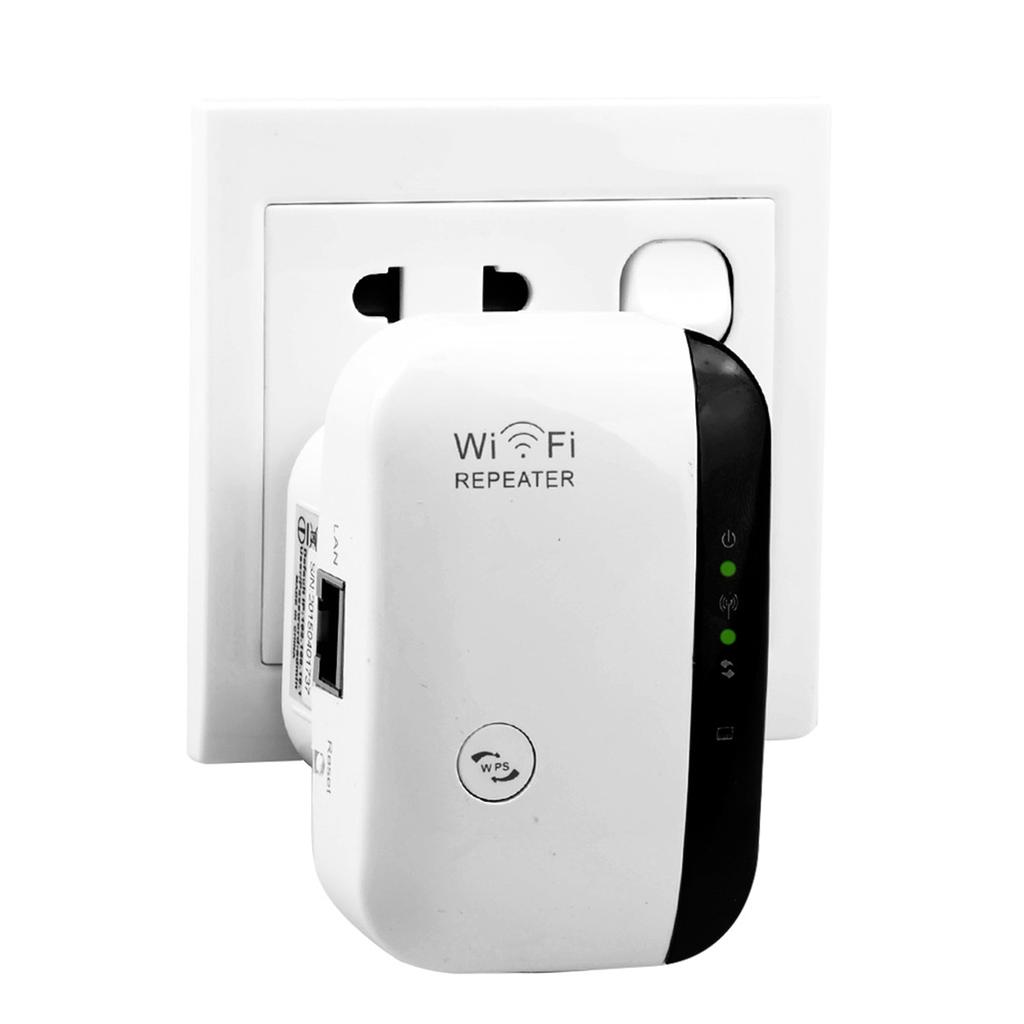 WiFi Signal Amplifier Wireless Repeater 300M WiFi Enhancer WiFi Range Extender for Home Office EU