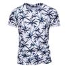 Hawaii Style T-shirts Men O-neck Casual High Quality Beach Mens T Shirt New Summer 100% Cotton Printed Top Tees Men