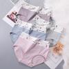 High Waist Women's Panties Breathable Cotton Underwear Briefs Ladies Underpants Plus Size