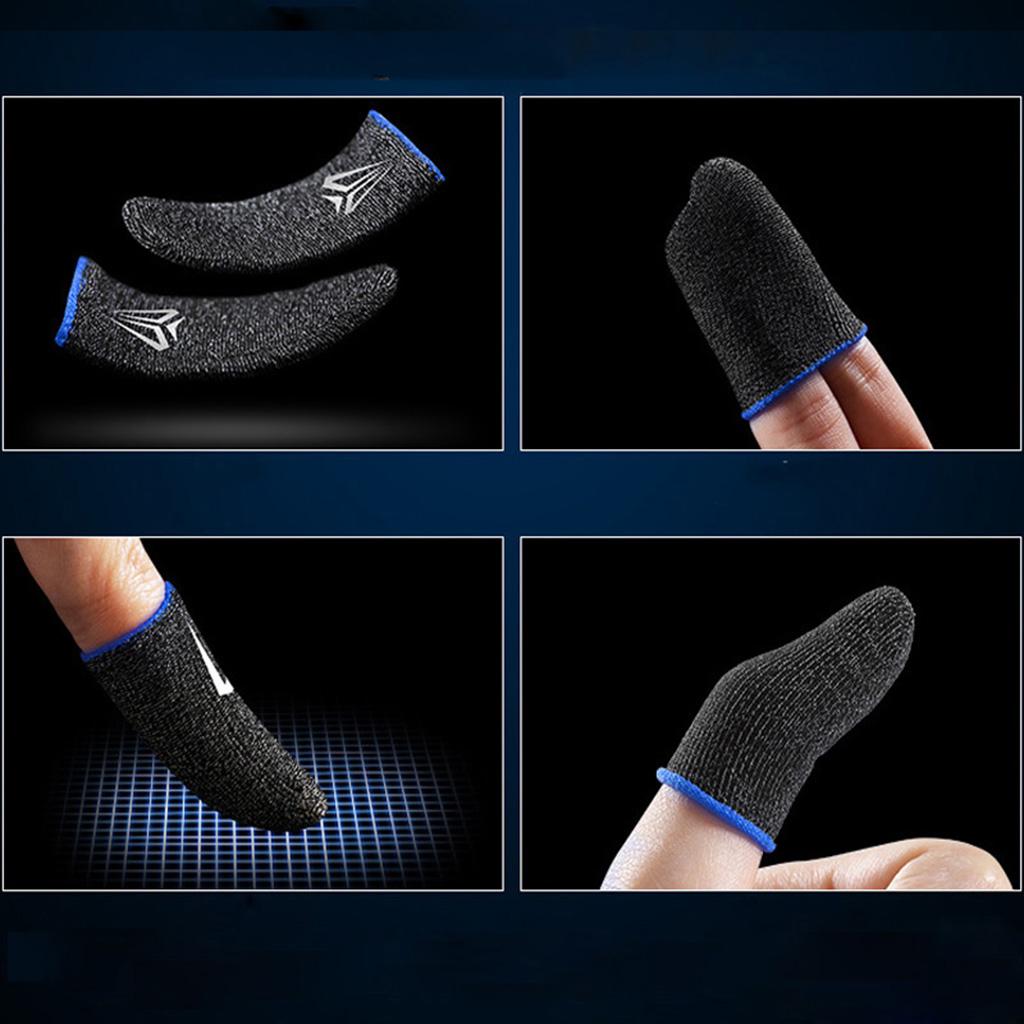 1 пара игровых напальчников, дышащие кончики пальцев для мобильных игр PUBG, чехол для детской кроватки с сенсорным экраном