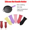 1Pcs Silicone Pot Holder Cast Iron Hot Skillet Handle Cover Potholder Pan Sleeve