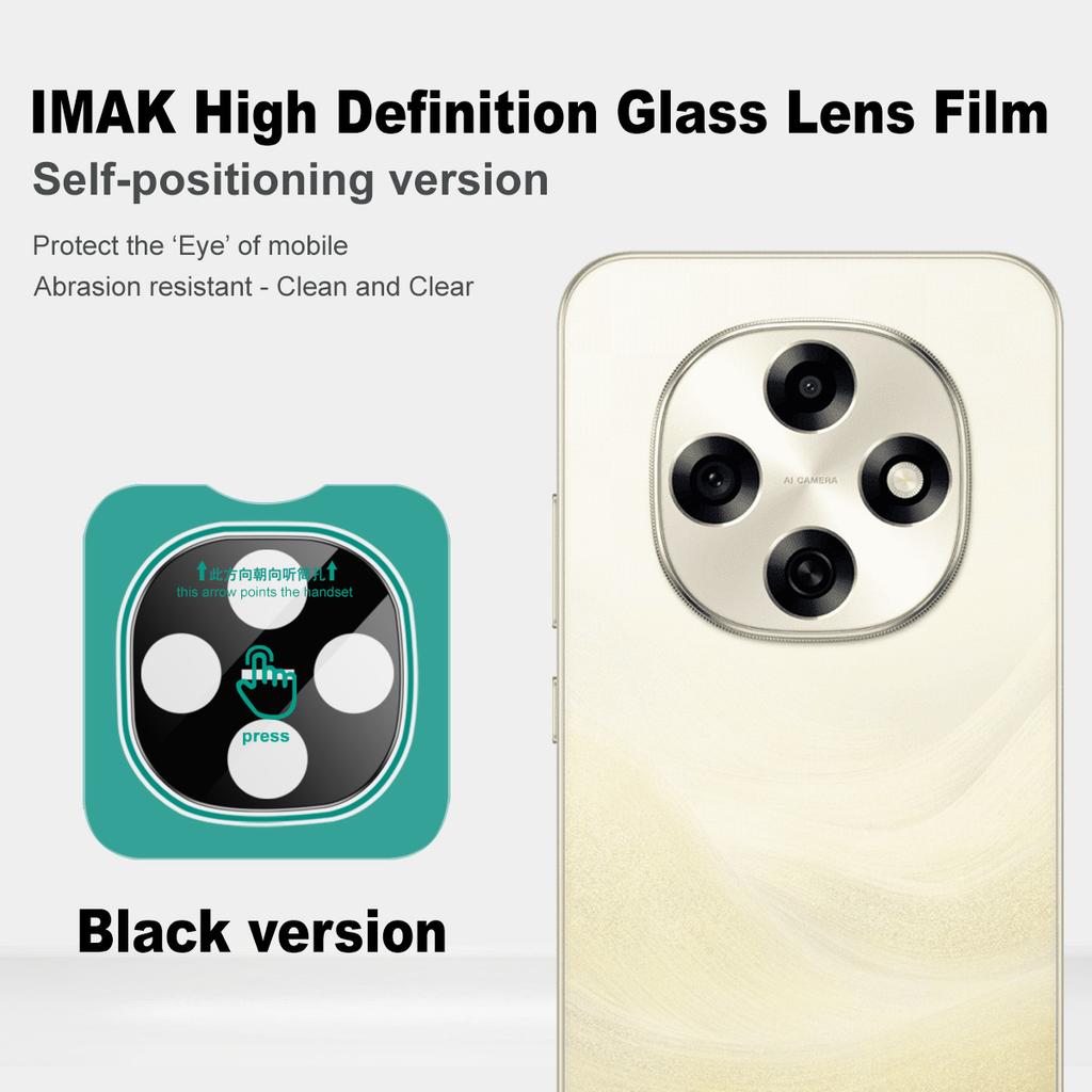 Для OPPO A6 Pro 5G Стекло IMAK Стекло высокой четкости Пленка для объектива Черная версия